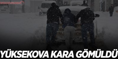 Yüksekova kara gömüldü