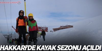 Hakkari'de kayak sezonu açıldı