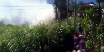 Sri Lanka'da uçak düştü: 4 ölü