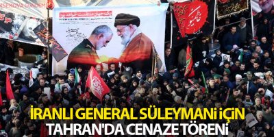 İranlı general Süleymani için Tahran'da cenaze töreni