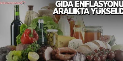 Gıda enflasyonu aralıkta yükseldi