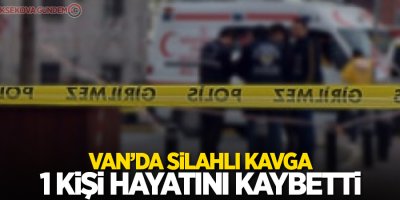 Van'da silahlı kavga: Ölü ve yaralılar var