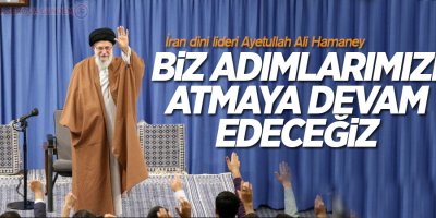 İran Dini Lideri Hamaney: 'Biz adımlarımızı atmaya devam edeceğiz'
