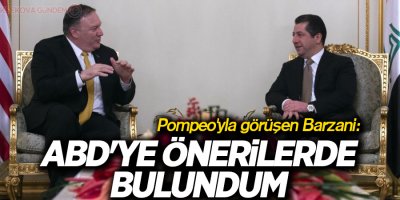 Pompeo'yla görüşen Barzani: ABD'ye önerilerde bulundum