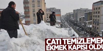 Çatı temizlemek ekmek kapısı oldu