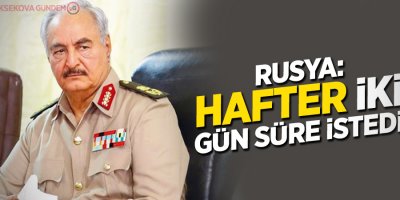 Rusya: Hafter iki gün süre istedi