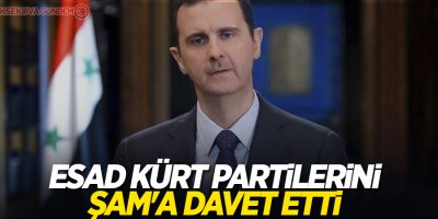Esad Kürt partilerini Şam'a davet etti