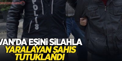 Van'da eşini silahla yaralayan şahıs tutuklandı