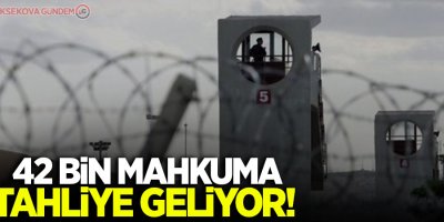 42 bin mahkuma tahliye geliyor!