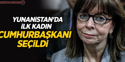Yunanistan'da ilk kadın cumhurbaşkanı seçildi