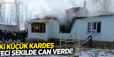 İki küçük kardeş feci şekilde can verdi!