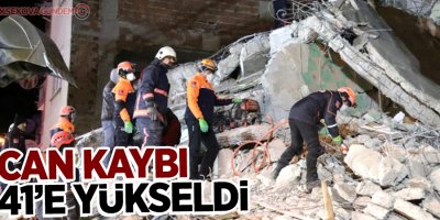 Elazığ depreminde can kaybı 41'e yükseldi