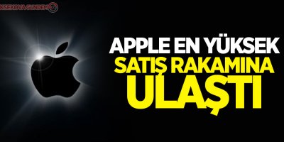 Apple en yüksek satış rakamına ulaştı