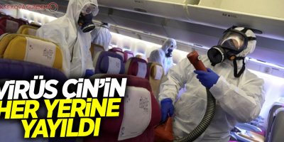 Virüs Çin'in bütün bölgelerine yayıldı