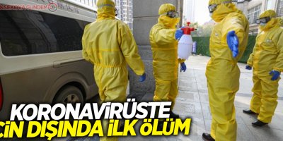Koronavirüste Çin dışında ilk ölüm