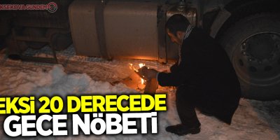 Eksi 20 derecede gece nöbeti