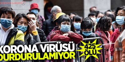 Çin'de koronavirüs salgınında ölü sayısı 425'e yükseldi