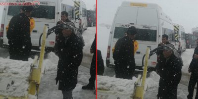 Yüksekova'da kar yağışı ve tipi: Mahsur kalan vatandaşlar kurtarıldı