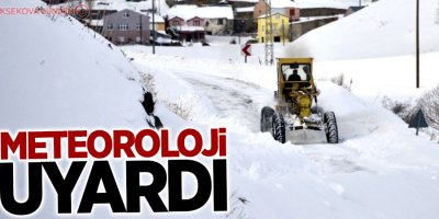 Meteorolojiden buzlanma ve çığ uyarısı