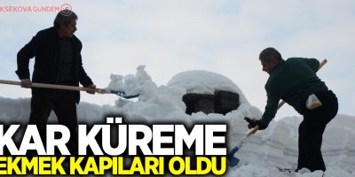 Kar küreme ekmek kapıları oldu