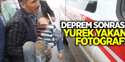 Van'daki deprem bölgesinden yürek yakan acı manzara!
