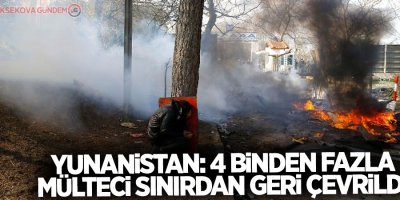 Yunanistan: 4 binden fazla mülteci sınırdan geri çevrildi