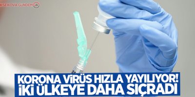Korona virüs hızla yayılıyor! İki ülkeye daha sıçradı