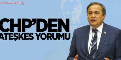 CHP'nin ateşkes yorumu