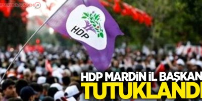 HDP Mardin il başkanı tutuklandı
