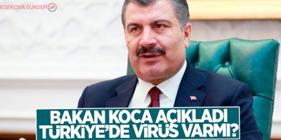 Türkiye'de Koronavirüs var mı? Sağlık Bakanı açıkladı