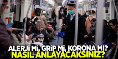 Alerji mi, grip mi, korona mı: Nasıl anlayacaksınız?