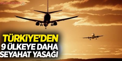 Bakan Turhan açıkladı: Türkiye'den 9 ülkeye daha seyahat yasağı