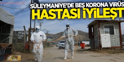 Süleymaniye'de beş korona virüsü hastası iyileşti