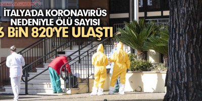 İtalya'da korona virüs nedeniyle ölü sayısı 6 bin 820'ye ulaştı