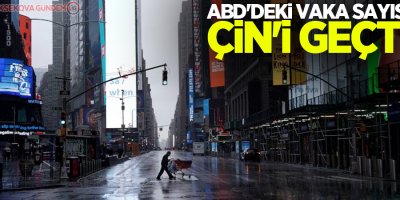 ABD'deki vaka sayısı Çin'i geçti