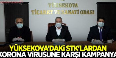 Yüksekova’daki STK'lardan korona virüsüne karşı kampanya