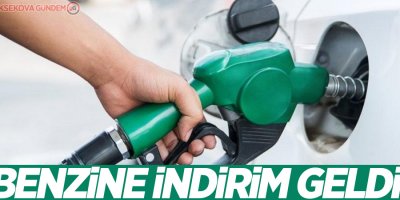 Benzine indirim geldi
