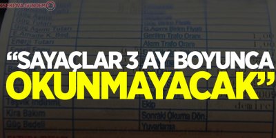 EPDK'dan flaş karar: Sayaçlar 3 ay boyunca okunmayacak