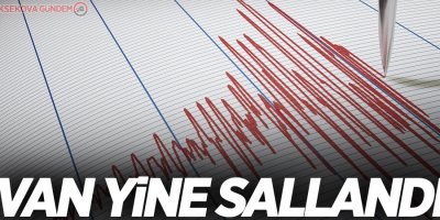 Van'da 4.3 şiddetli bir deprem daha!