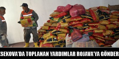 Yardımlar Rojavaya Gönderildi
