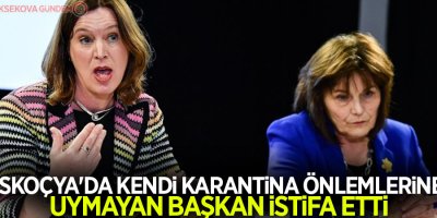 İskoçya'da kendi karantina önlemlerine uymayan başkan istifa etti