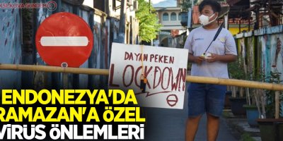 Endonezya'da Ramazan'a özel virüs önlemleri