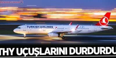 THY tüm uçuşlarını durdurdu