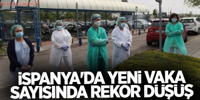 İspanya'da yeni vaka sayısında rekor düşüş
