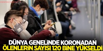 Dünya genelinde koronadan ölenlerin sayısı 120 bine yükseldi
