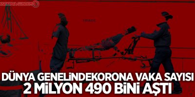 Dünya genelinde korona vaka sayısı 2 milyon 490 bini aştı