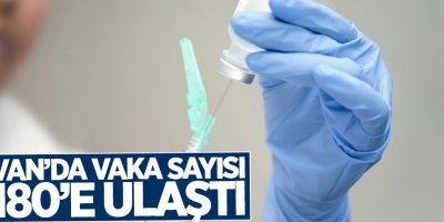 Van'da vaka sayısı 180 oldu