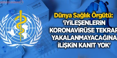 DSÖ: 'İyileşenlerin koronavirüse tekrar yakalanmayacağına ilişkin kanıt yok'