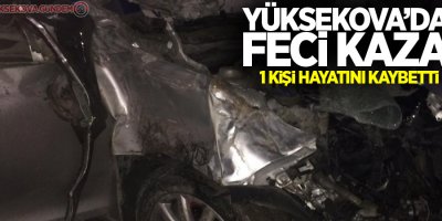 Otomobille tır çarpıştı: 1 ölü, 1 yaralı