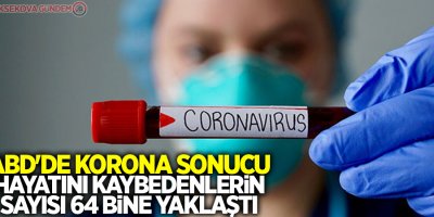 ABD'de korona sonucu hayatını kaybedenlerin sayısı 64 bine yaklaştı